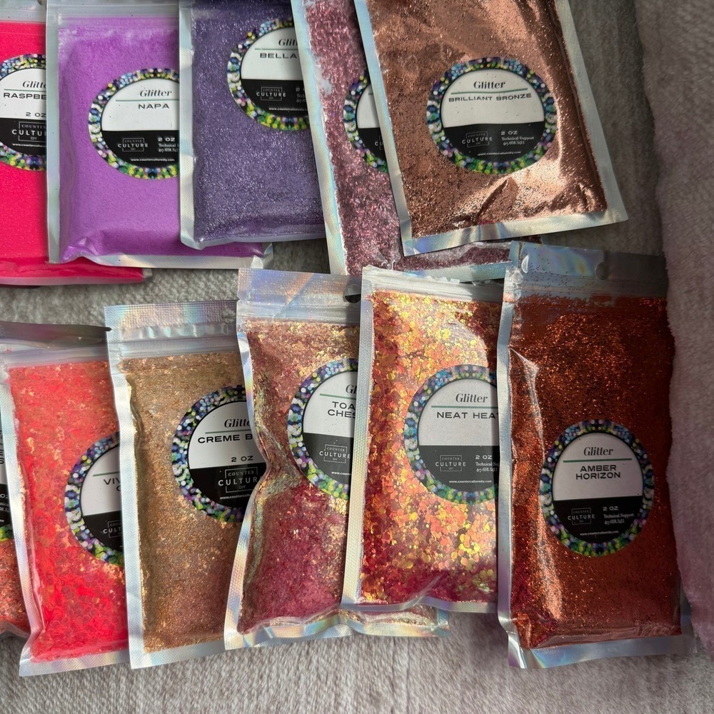 Lot of 46 Counter Culture DIY Premium Glitters - Picture 3 of 8